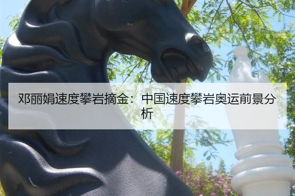 邓丽娟速度攀岩摘金：中国速度攀岩奥运前景分析